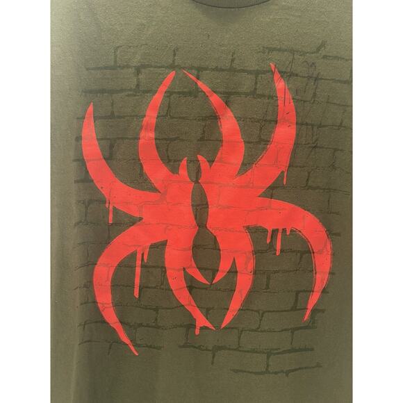 Krizz Kaliko Strange Music Vintage Rap T-shirt XL Y2K Spider Man Green - Picture 3 of 10